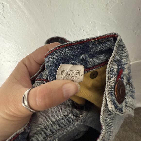 Silver Jeans Jeans Mens 34x34 Straight Leg Distressed Denim Light Wash Pants‎ - Picture 10 of 10